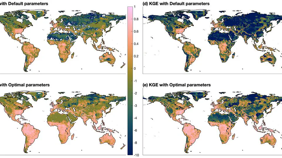 Using a surrogate-assisted Bayesian framework to calibrate the runoff-generation scheme in the Energy Exascale Earth System Model (E3SM) v1